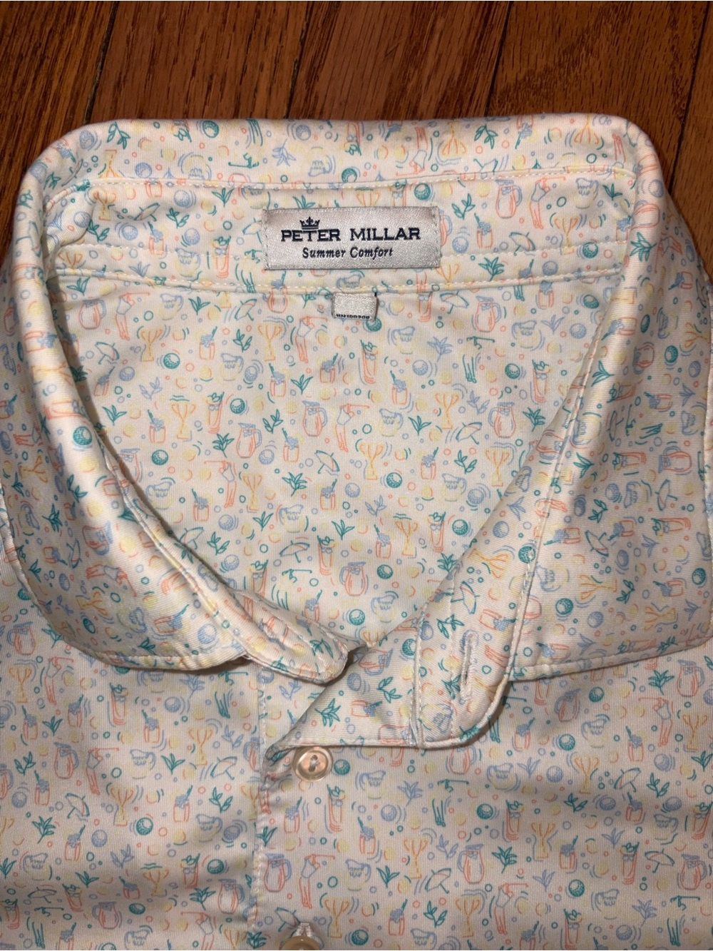 Peter Millar Polo Large micro print - Picture 2 of 5